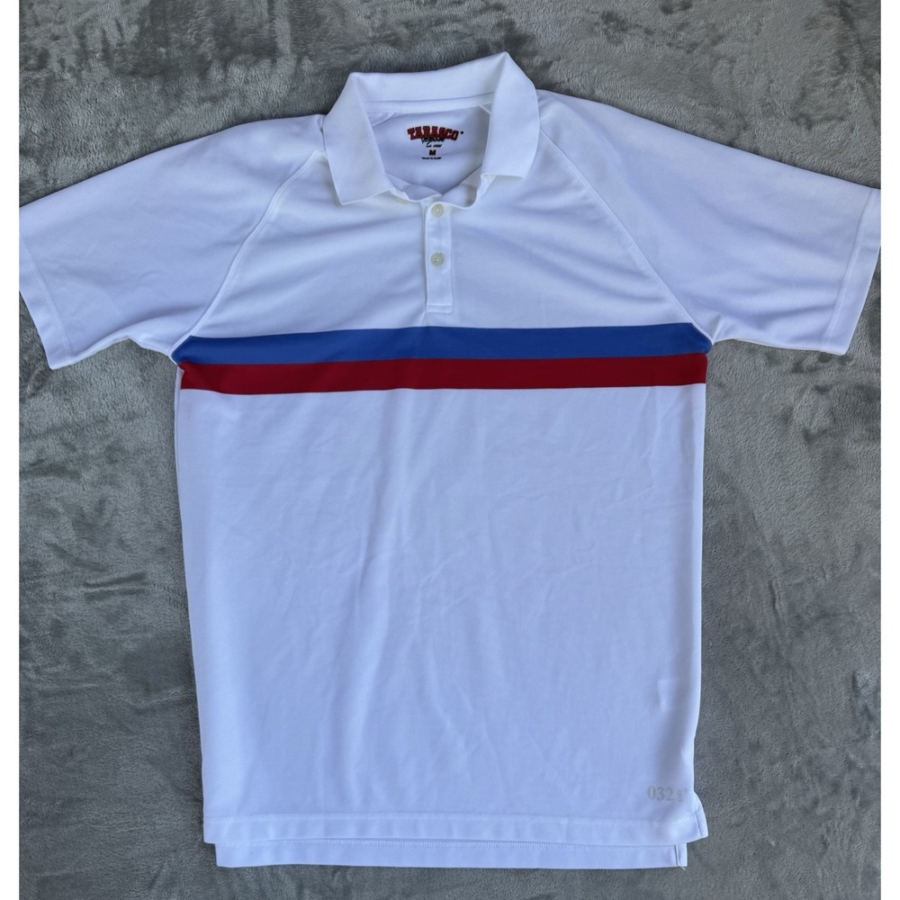 Tabasco Sport Men's Polo Shirt Size M 032 Dry Preppy
